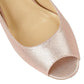 Lotus Larissa PINK metalic peep toe shoes