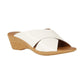 Lotus MULE TONIA White Patent WITH Wedge HEEL