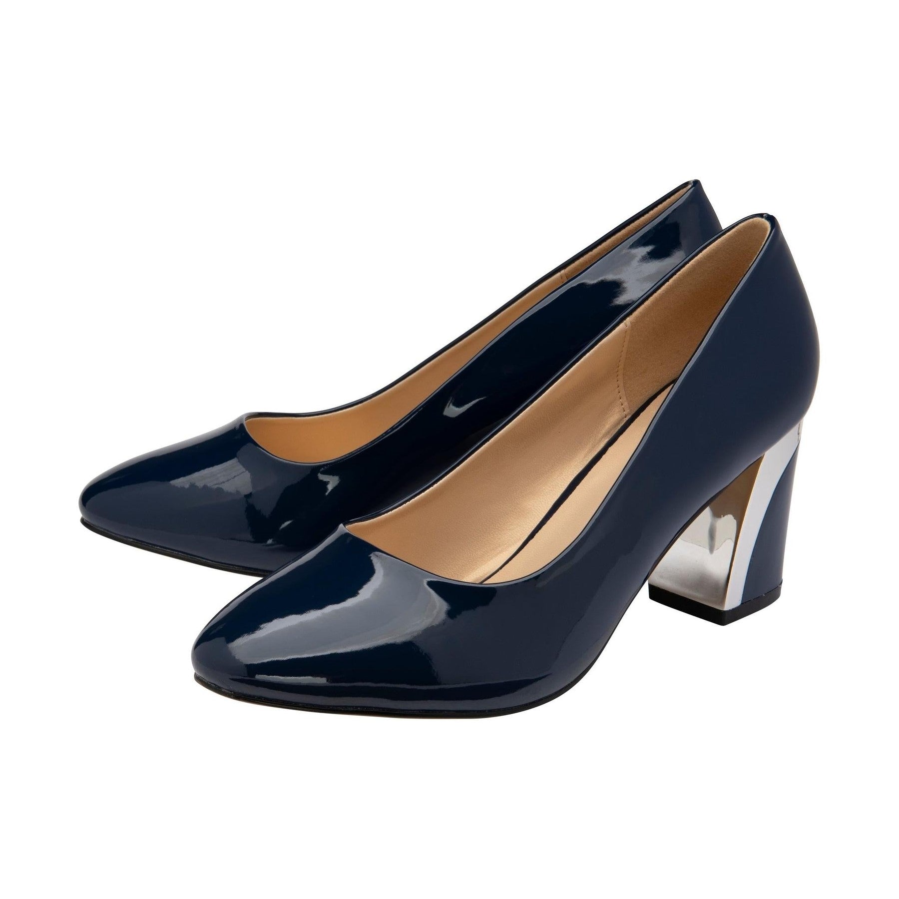 Lotus Occasion Wear Shoe Eden NAVY PAT ULS394
