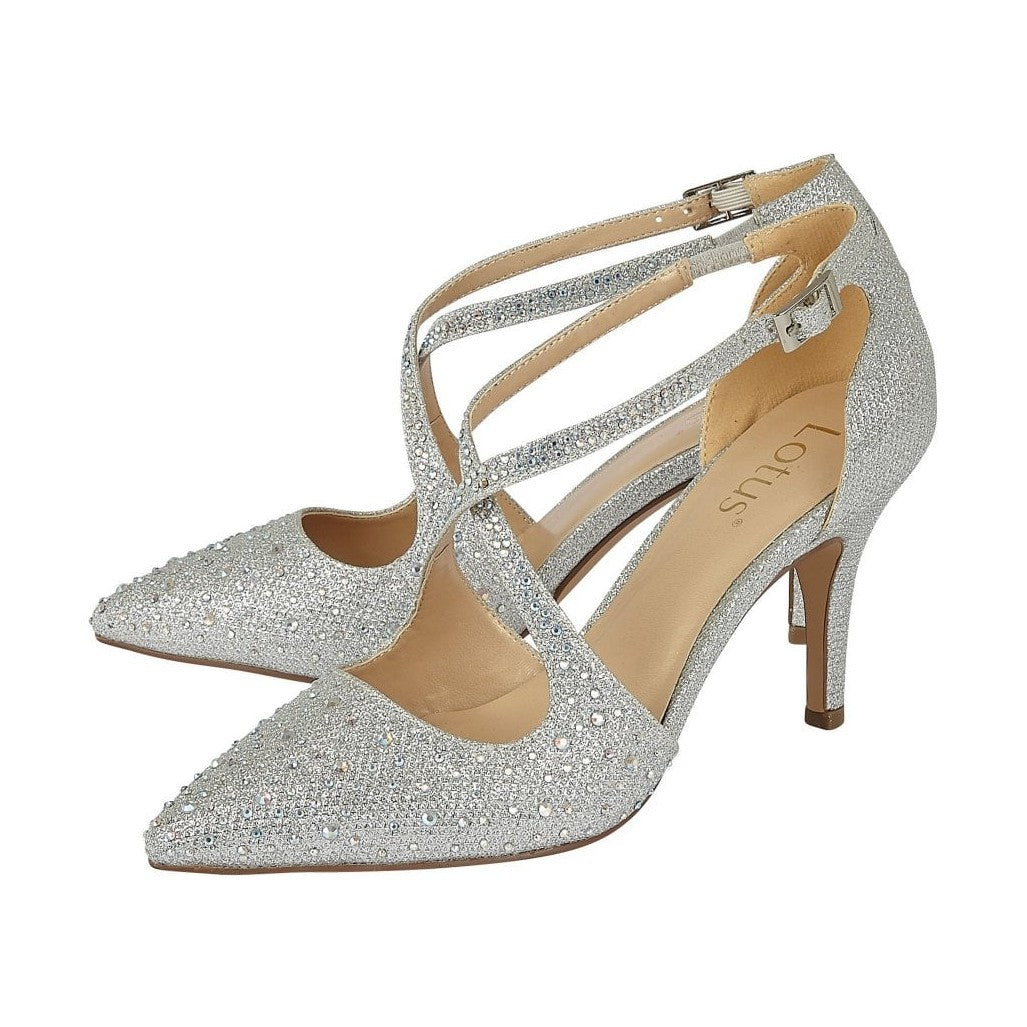 Lotus Occasion Wear Shoe Panache SILVER ULS208