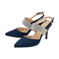 Lotus Occasion Wear Shoe Violette NAVY ULS384