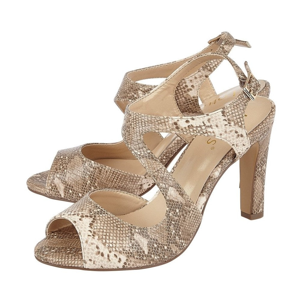 Lotus Shannon NATURAL SNAKE Dress Sandal ULS160