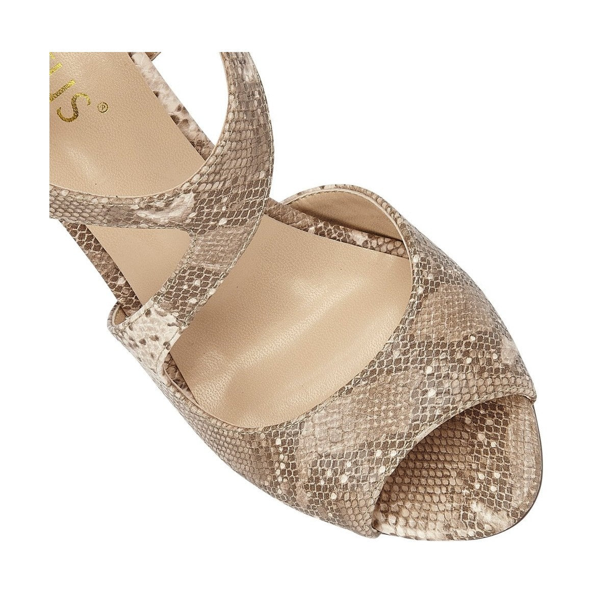 Lotus Shannon NATURAL SNAKE Dress Sandal ULS160