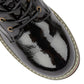 Lotus ankle boot Naomi Black Patent Lace-up with Zip