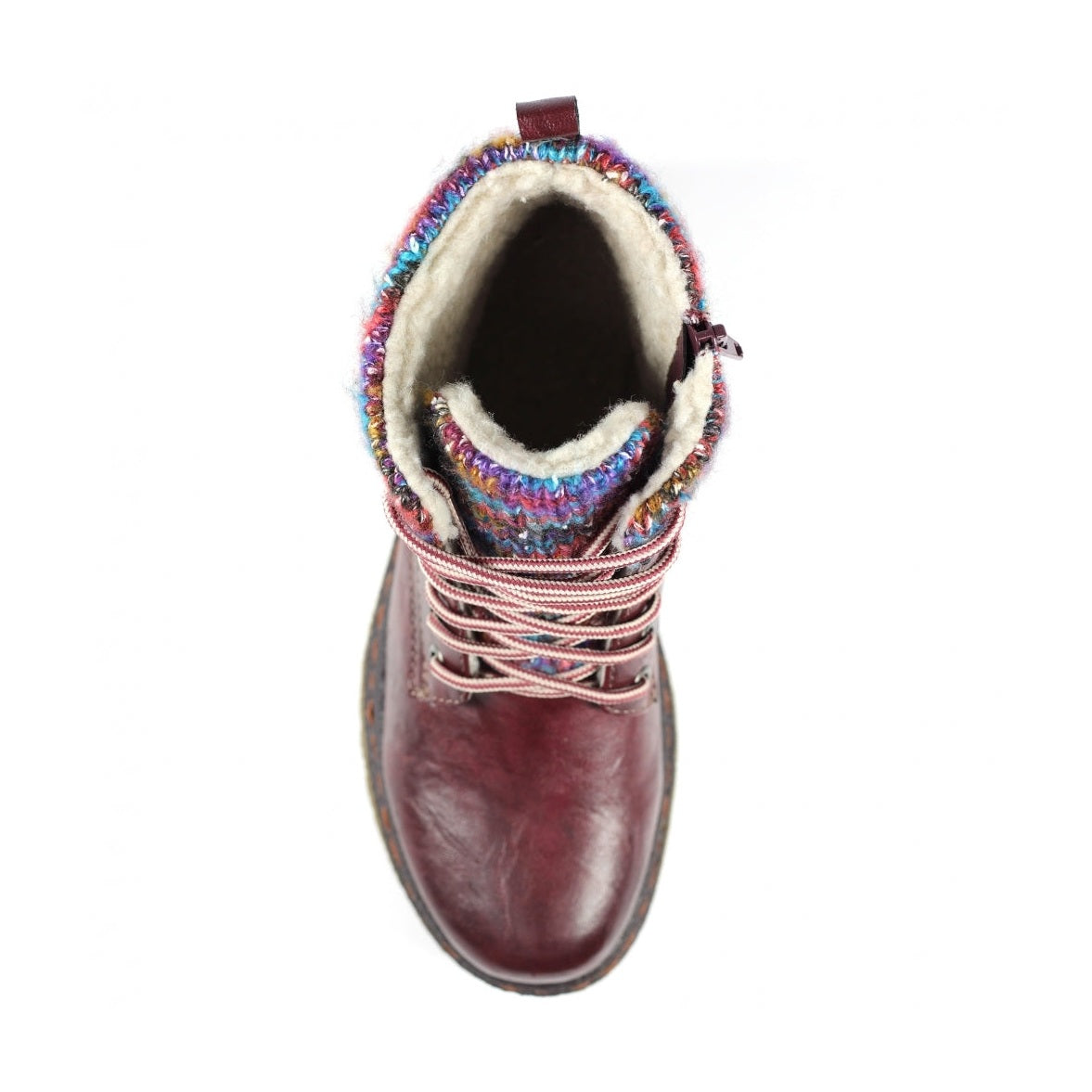 Lunar Hiker Boot Jalapeno BURGUNDY GLB099 Waterproof with zip