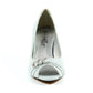 Lunar Lyla Occasion Wear Court Shoe FLR047SL Silver