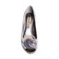 Lunar Ripley Occasion Shoe Grey Satin MATCHING BAG AVAILABLE