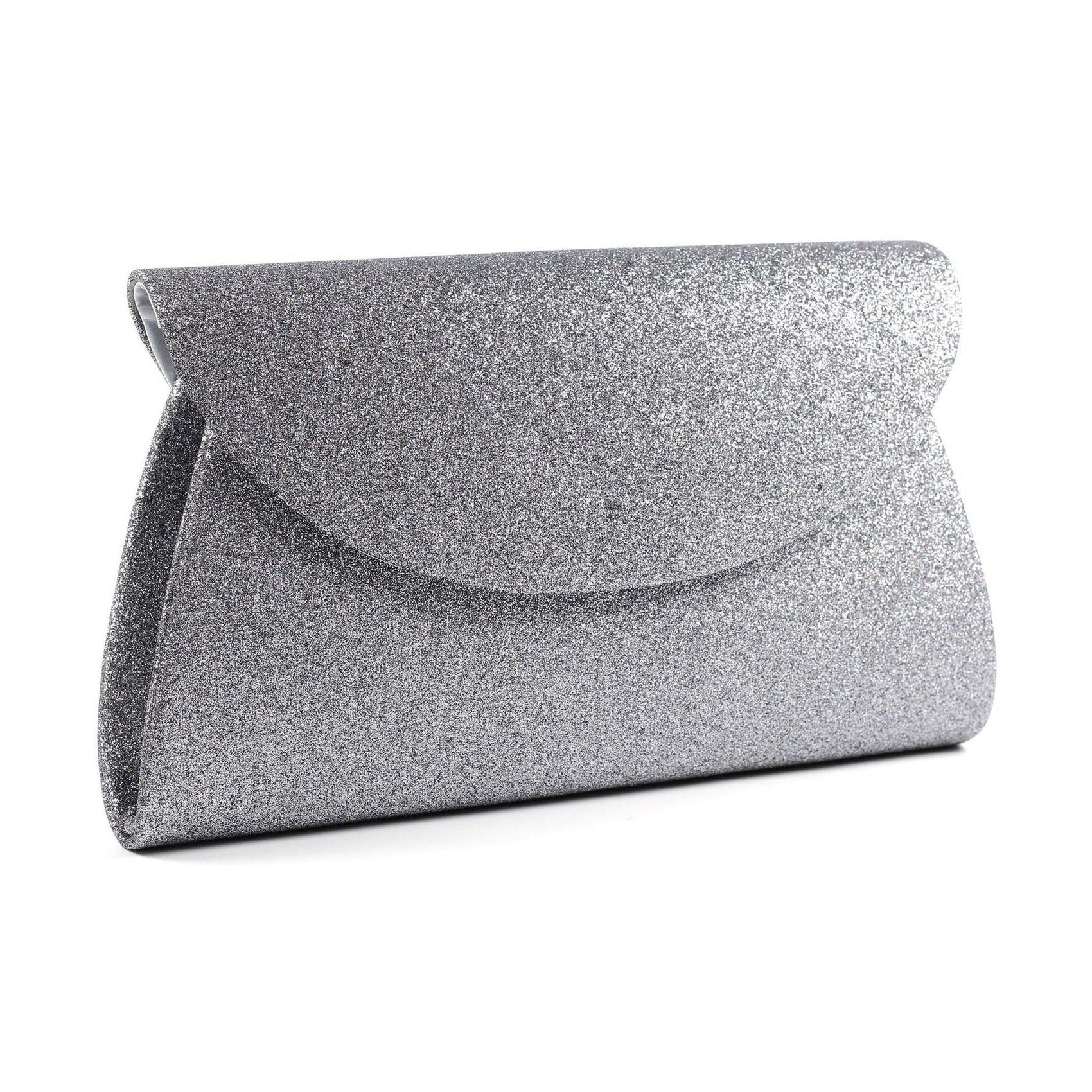 Lunar Sariyah Occasion Wear Matching Bag PEWTER ZLR046PW