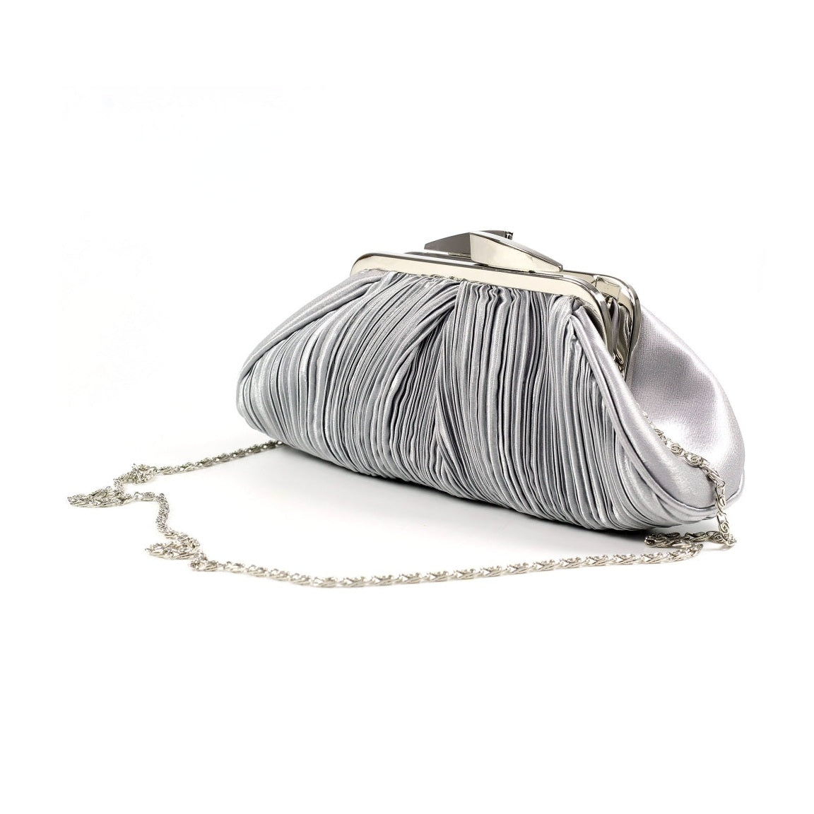 Lunar Sienna Occasion Bag Light Grey Clutch ZLV 132 to match Sienna shoe