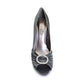 Lunar Sienna Occasion Shoe FLV132 Dark Grey Diamanté