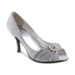 Lunar Sienna Occasion Shoe Light Grey Diamanté MATCHING BAG AVAILABLE