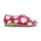 Lunar Slipper Daisy Pink Flower Full Slipper