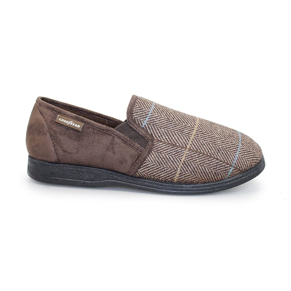 Lunar Slipper Men's Harrison BROWN Tweed