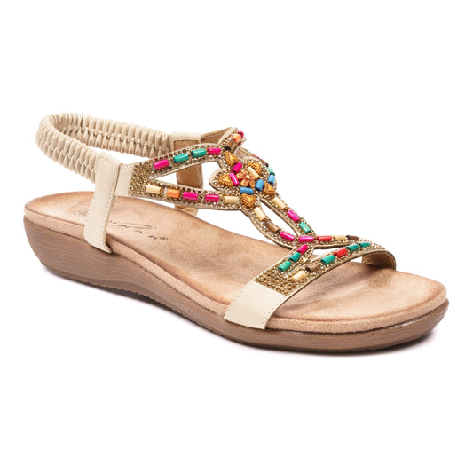 Lunar Sandal Mariella JLH331 BEIGE