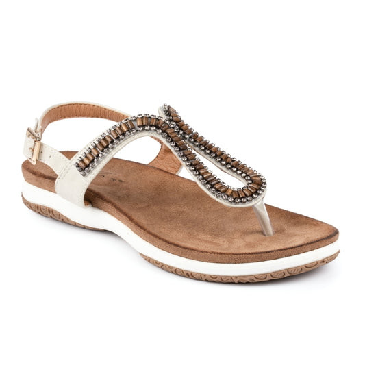 Lunar Toe Post Sandal Pascal STONE 