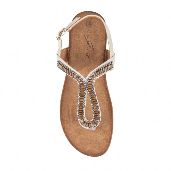 Lunar Toe Post Sandal Pascal STONE 