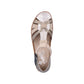 Rieker Casual Bar Shoe BEIGE MULTI M1650-60