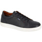 Lambretta BLACK Leather Lace Leisure Shoe M403A