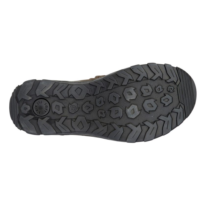 Roamers M422 BROWN 3 touch fastening strap sports Sandal
