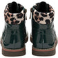 Lotus Ankle Boots Naomi GREEN and  Leopard-Print