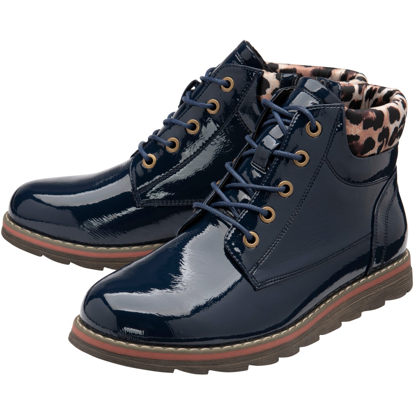 Lotus Ankle Boots Naomi NAVY