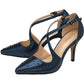 Lotus Occasion Wear Shoe Panache NAVY ULS208
