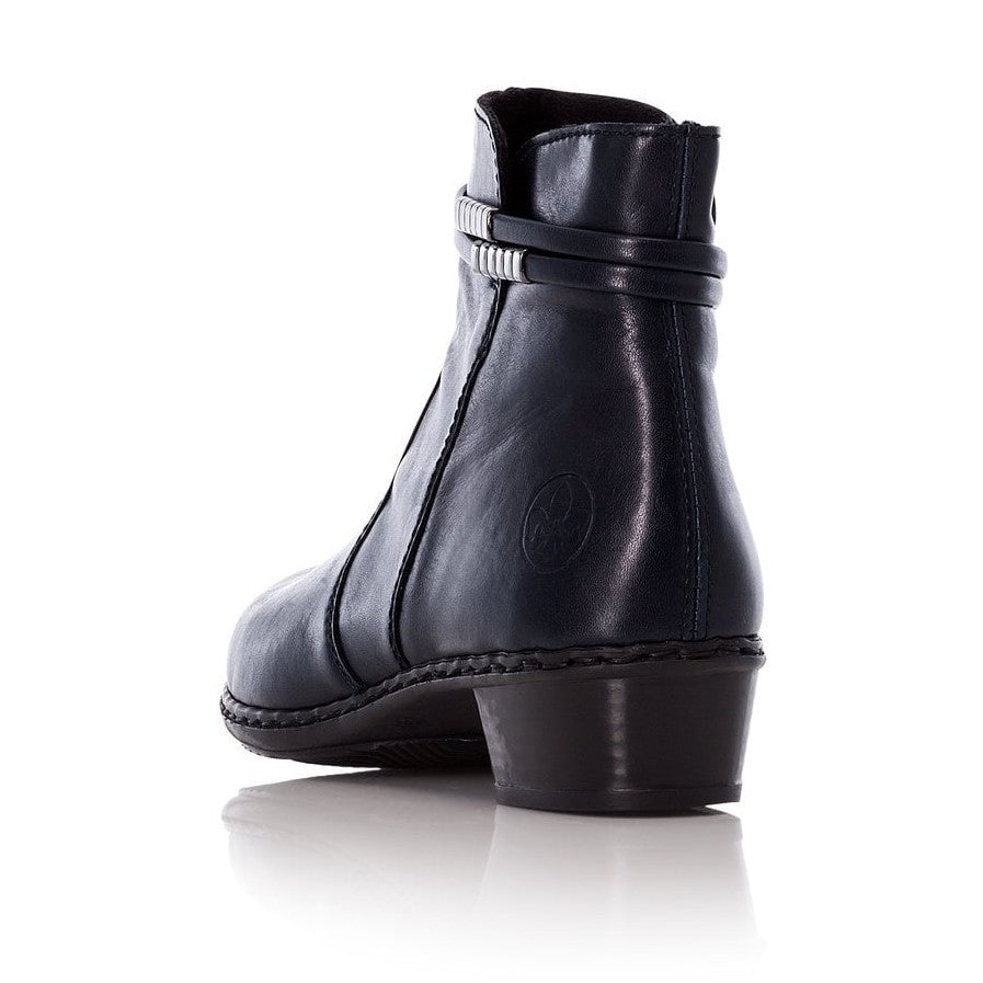Rieker ANKLE BOOT NAVY with zip Y0781-14
