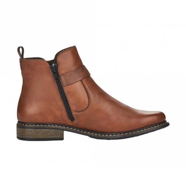 Rieker Ankle Boot Z4959-22 NUSS NUT With a Zip