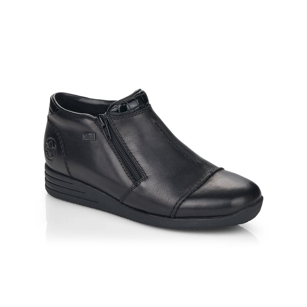 Rieker Ankle Boot with zip 58491-00 BLACK