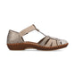 Rieker Casual Bar Shoe BEIGE MULTI M1650-60
