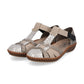 Rieker Casual Bar Shoe BEIGE MULTI M1650-60
