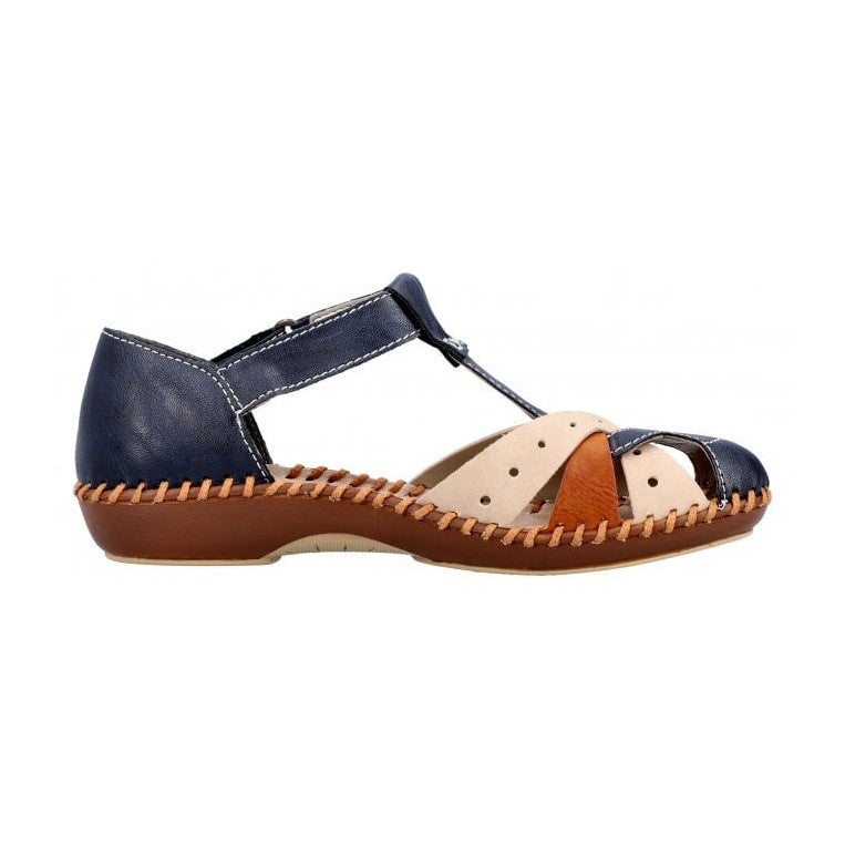 Rieker Casual Sandal Shoe M1655-14 BLUE MULTI
