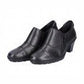 Rieker Ladies Leather Shoe BLACK 57173-02