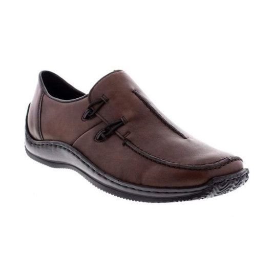Rieker Leather Slip on SHOE BROWN L1751-25