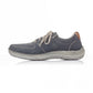 Rieker Men's Casual Shoe with Lace and Zip 03030-14 NAVY