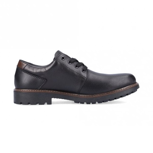 Rieker Men's Lace up Shoes F4611-00 BLACK