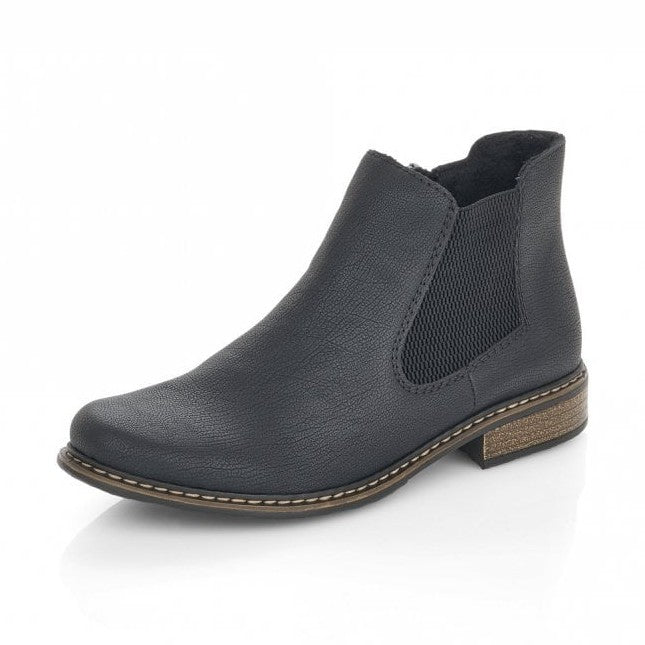 Rieker Smart Ankle Boot with zip Z4994-00 BLACK