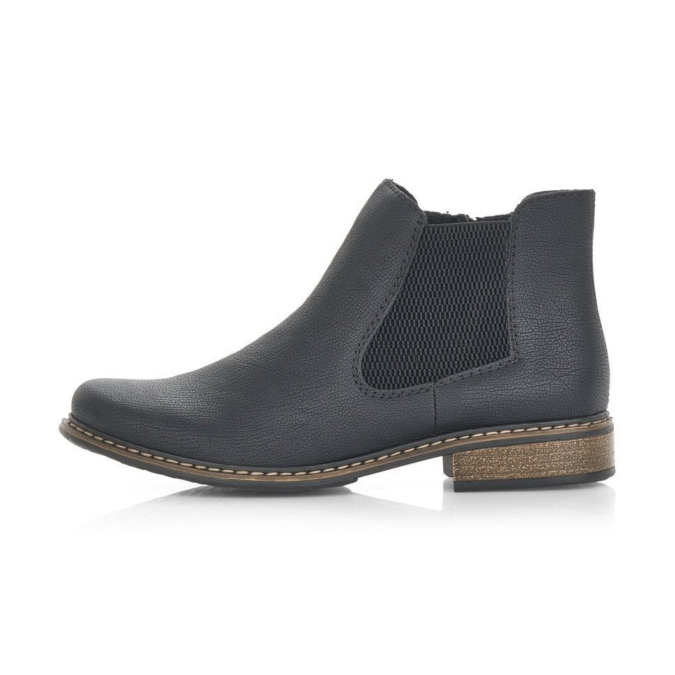 Rieker Smart Ankle Boot with zip Z4994-00 BLACK