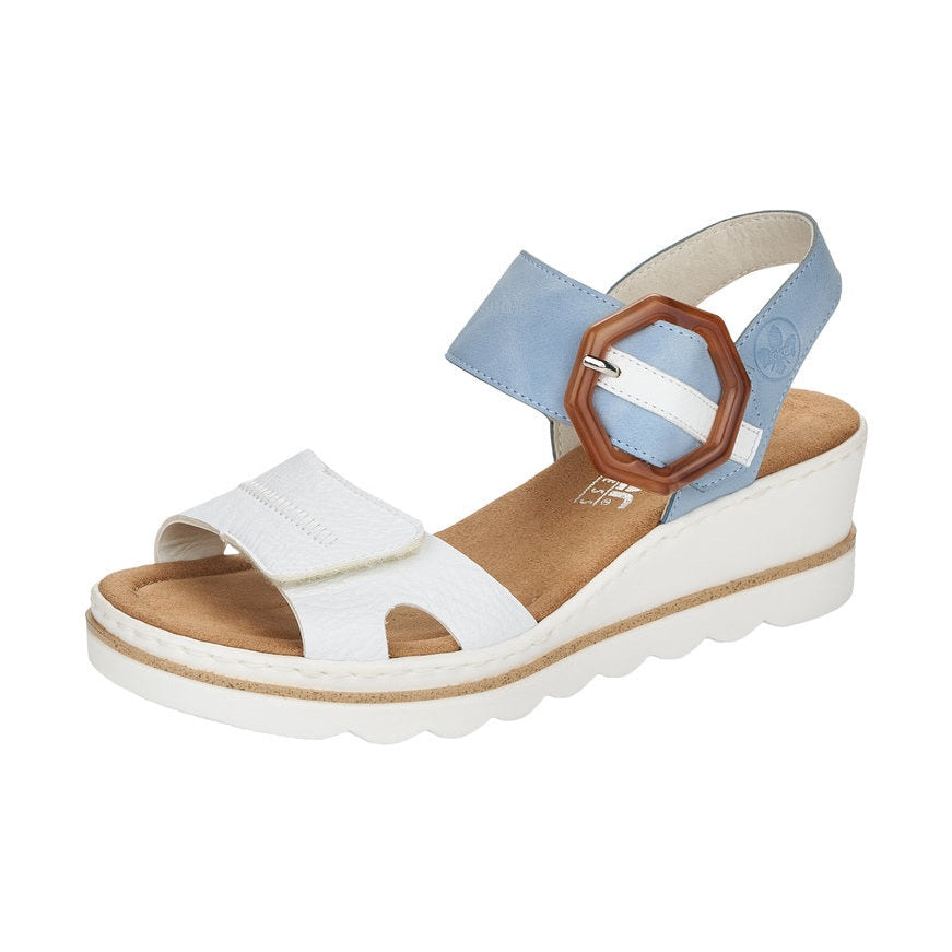 Rieker Wedge sandal Sky 67476-10