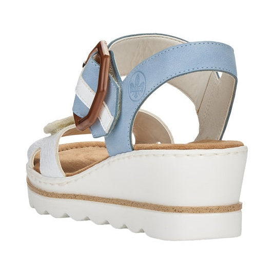 Rieker Wedge sandal Sky 67476-10