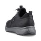 Rieker Men's Trainer Shoe with elastic lace B7650-00 BLACK