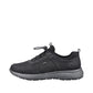 Rieker Men's Trainer Shoe with elastic lace B7650-00 BLACK