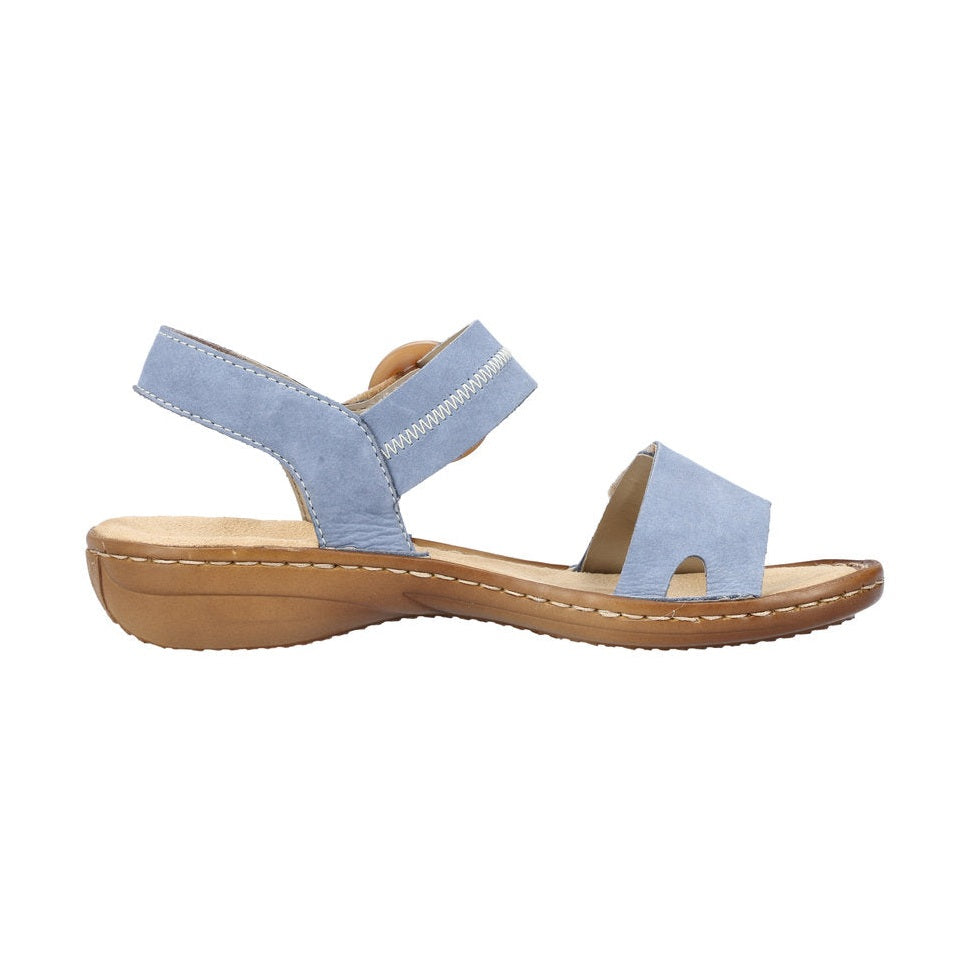 Rieker women Blue sandal 608Z3-14