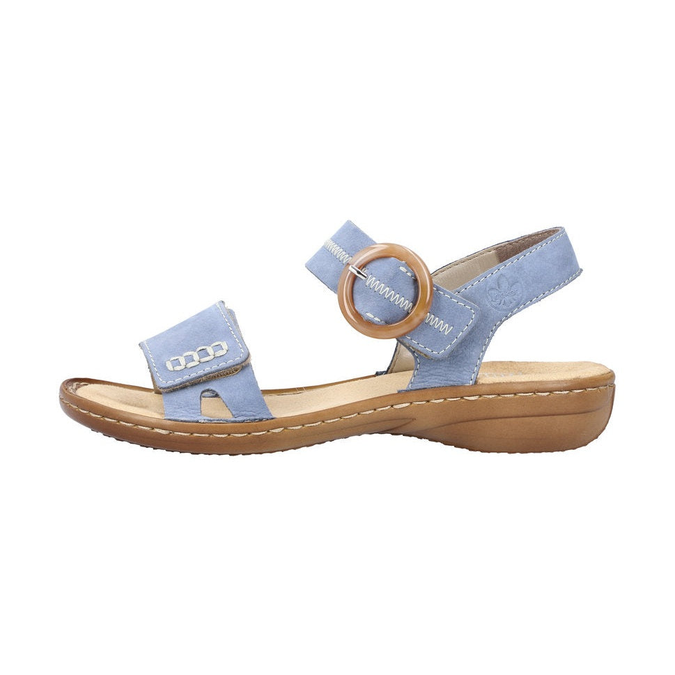 Rieker women Blue sandal 608Z3-14