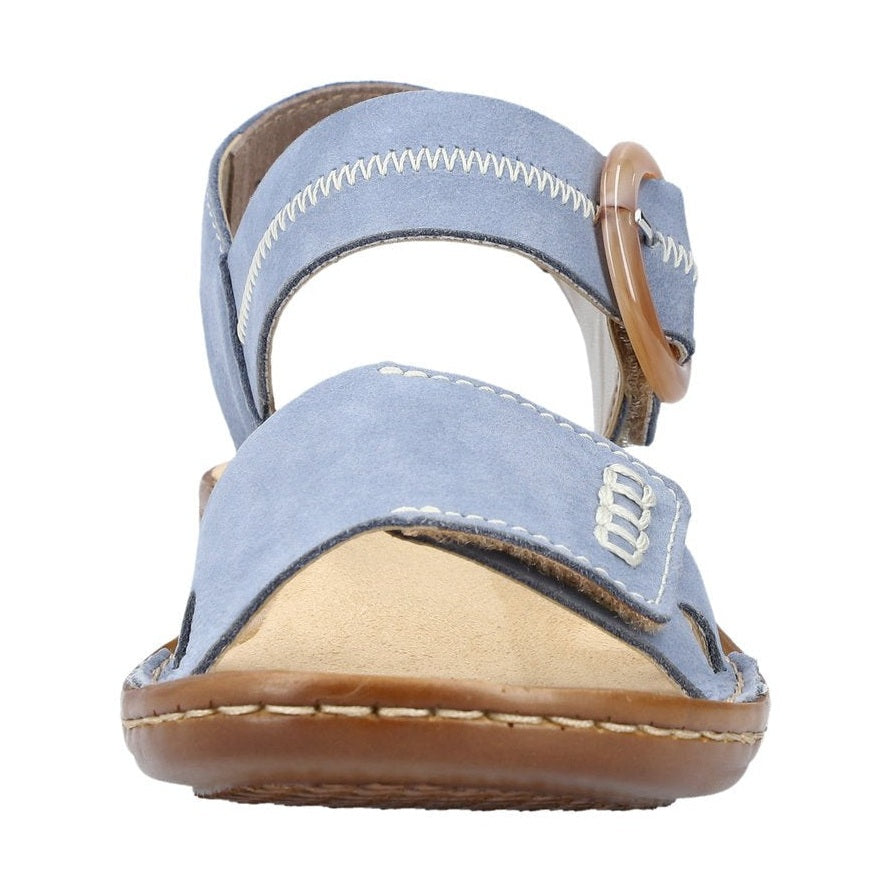 Rieker women Blue sandal 608Z3-14