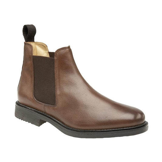 Roamers BROWN Leather Chelse Boots M278B