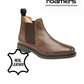 Roamers BROWN Leather Chelse Boots M278B
