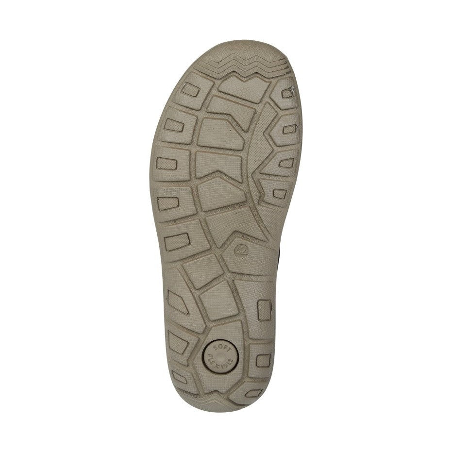 Roamers M416 BROWN Touch Fastening Sandal