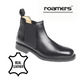Roamers Mens BLACK Leather Chelsea Boot M278A
