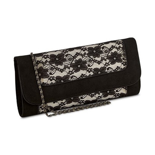 Ruby Shoo Bag Charleston BLACK LACE matches shoe style Delilah